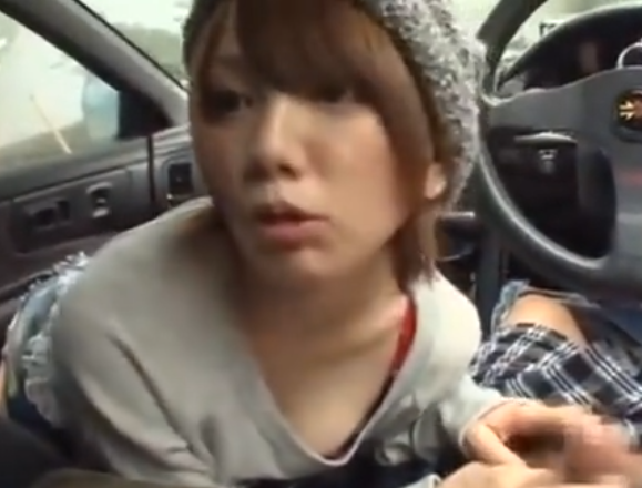 【美少女ギャル】ヒッチハイク中にお礼のフェラ！運転手悶絶のご奉仕エッチ