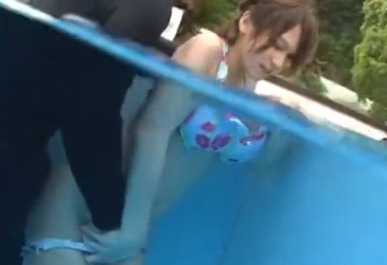 【プールギャル】水着痴漢から始まる背徳SEX！イラマで完全堕ちエロ動画