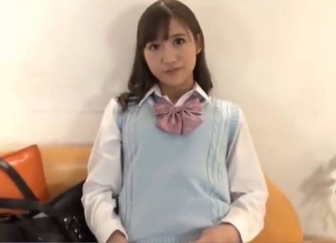 【中出し】上目遣いギャルJKが優しく奉仕♡感謝の生中出しで完全昇天