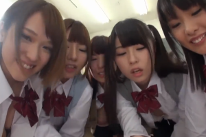 ◆【洗脳】催眠でギャルJK軍団を支配！ご主人様命令でハーレム中出し地獄【ギャル エロ動画】