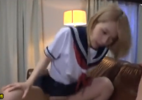 【JK】金髪ギャルJK椎名そらちゃんに密着種付け射精ギャルエロ動画