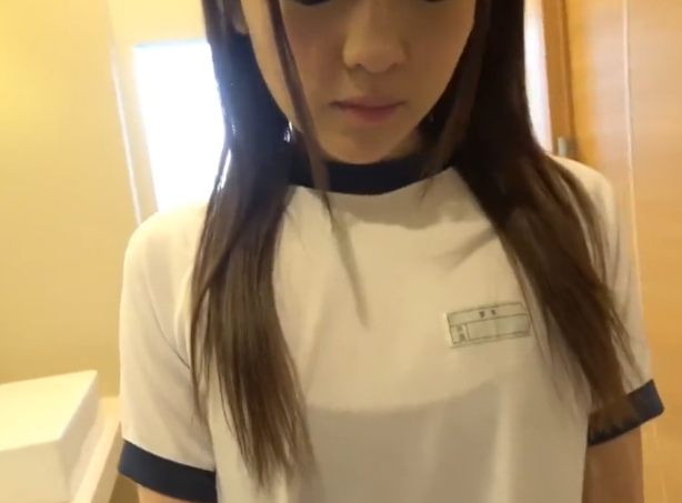 【タヌキ顔教え子】体操着姿の教え子JKを自宅連れ込みハメ撮りフェラ貧乳エロ動画